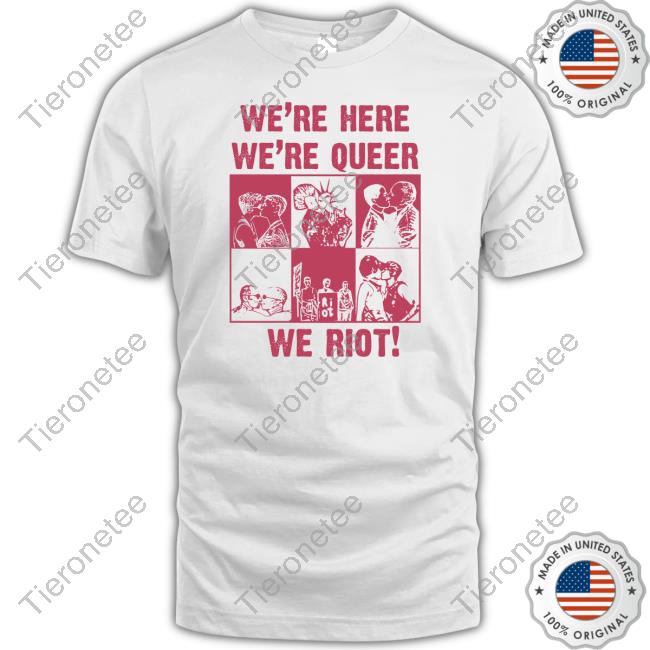 Official Obsessed With Shop We're Here We're Queer We Riot Cap