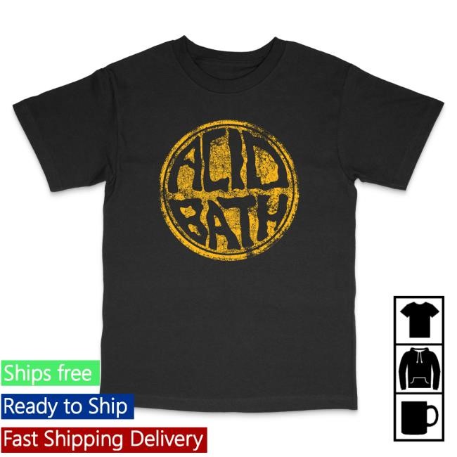 Official Acid Bath Merch Store Acid Bath Worn 'N Torn Logo Tshirt