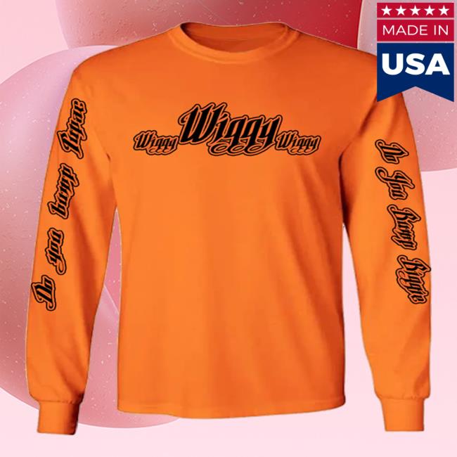 Official Dope House Records Merch Wiggy Wiggy Dope House Records Neon Orange Crew neck Sweatshirt