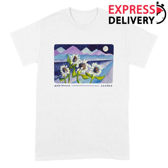Official Adrianne Lenker Mema Moonflowers T Shirt