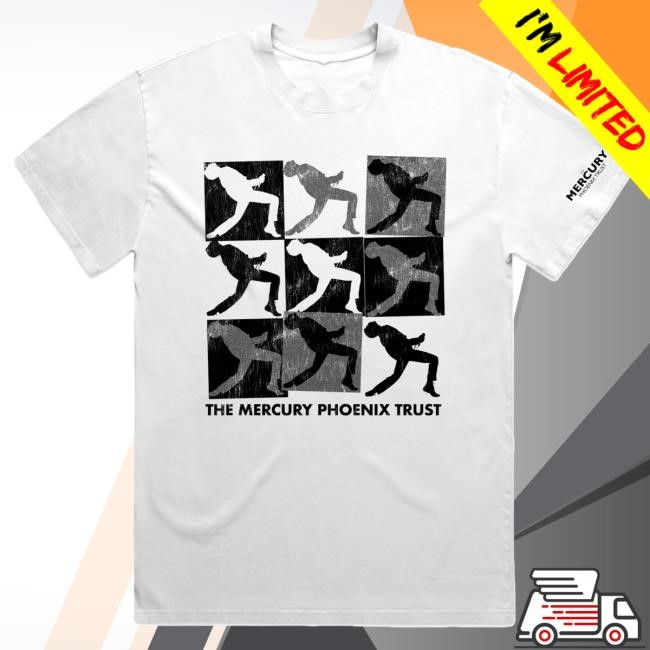 Official Queen Merch Store Mercury Phoenix Trust Freddie Pop Art White Hot Shirt