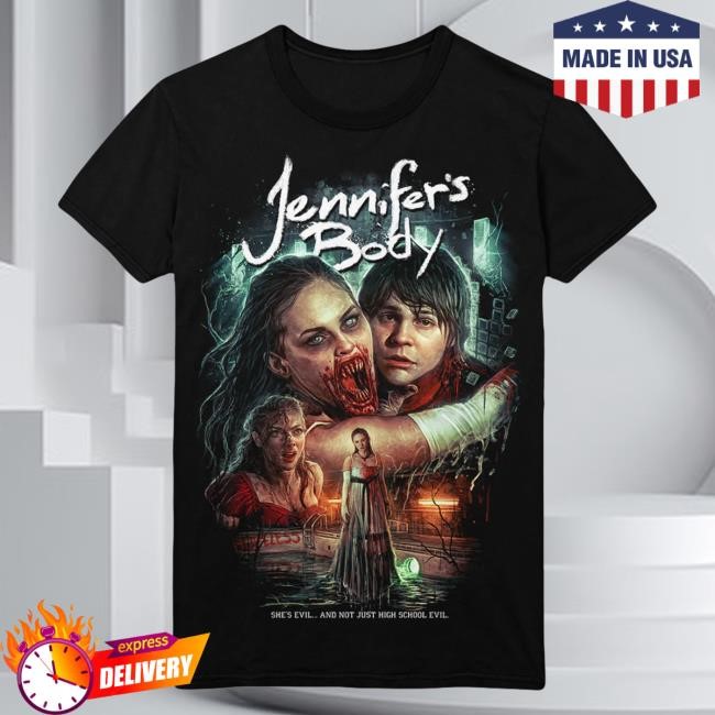 Official Gutter Garbs Jennifer's Body: Not Just High School Evil Long Sleeve Tee Shirt