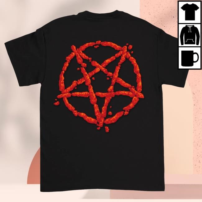 Official Indie Merch Store Ov Sulfur "Flamin' Hot BREEtos (Black)" Tshirt Indiemerchstore