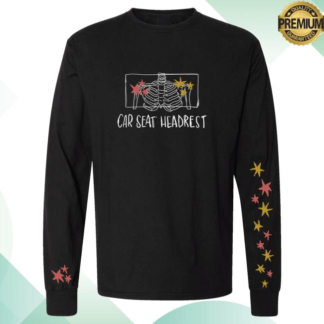 Official Car Seat Headrest Merch "Bodys" Garment Dyed Long Sleeve Tee Shirt