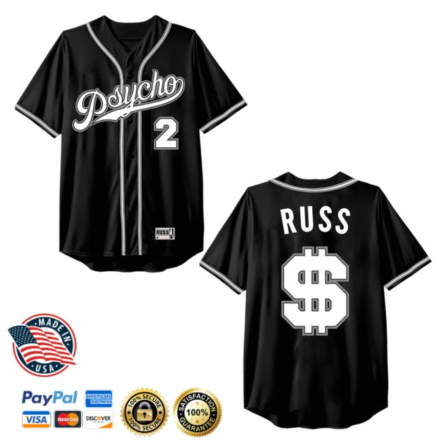 Russ Apparel Clothing Shop Store Psycho Pt. 2 Jersey New Shirt Russdiemon Merch