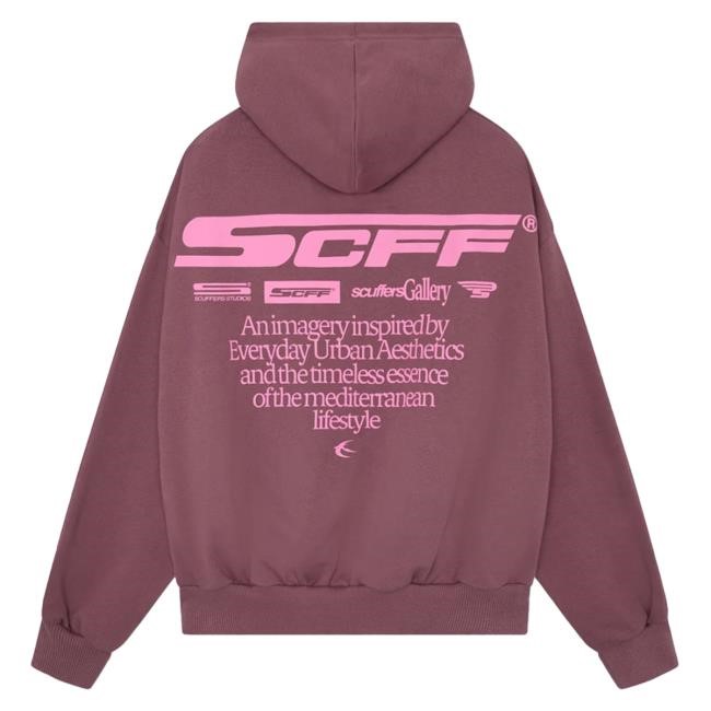 Official Scuffers Clothing Apparel Scuffers Motor Studios Burgundy Pullover Hoodie
