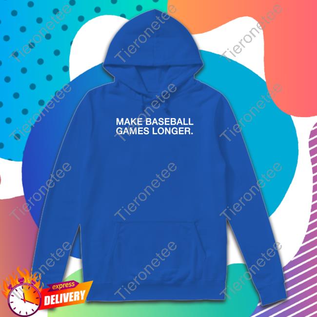 Official Obvious Shirts Merch Make Baseball Games Longer T Shirt