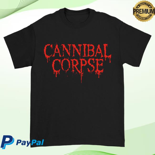 Official Kings Road Merch Store Cannibal Corpse Logo Shirts (Black) Kings Road Shop CannibalCorpse