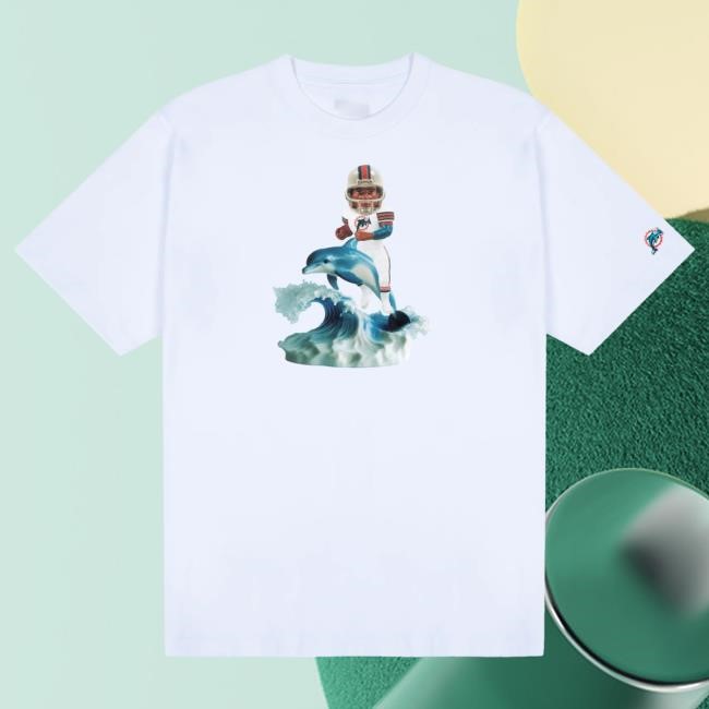 Official Golf Wang Merch Dolphins Bobblehead Shirts by Golf Wang x NFL