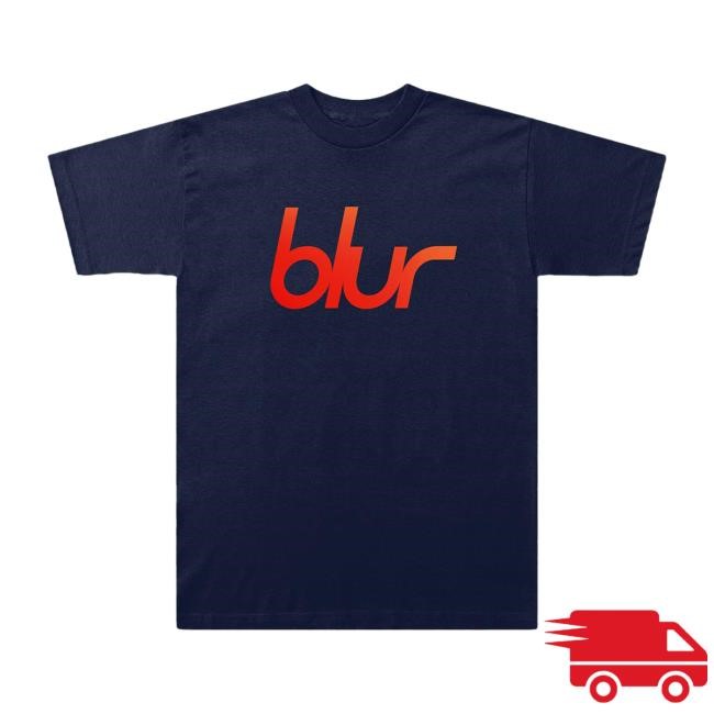 Blur Logo Navy New Tee | Blur Official Store