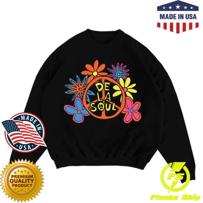 De La Soul Floral Crewneck De La Soul Merch