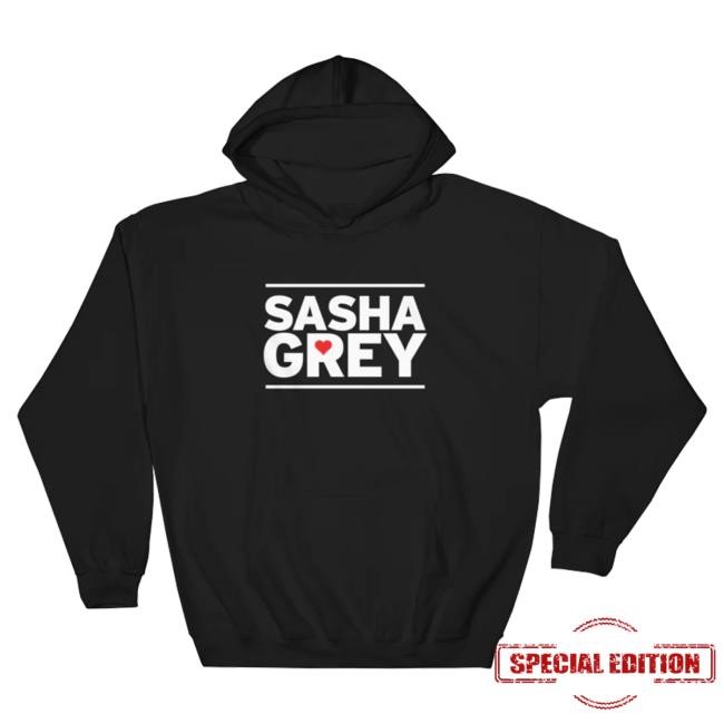 Official Sasha Grey Merch Sasha Grey Heart Hoody