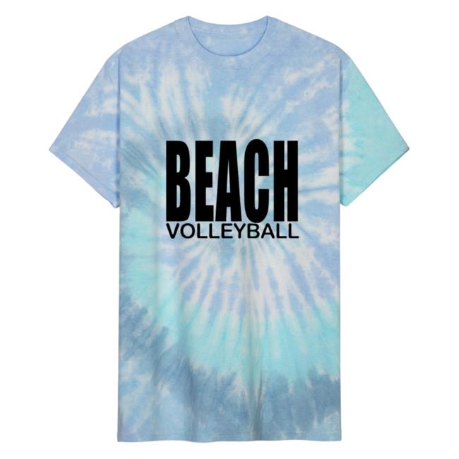 Official Spreadshirt Shop Store Beach Volleyball Unisex Tie Dye Hot Shirt Blue Lagoon Spread Shirt Merch