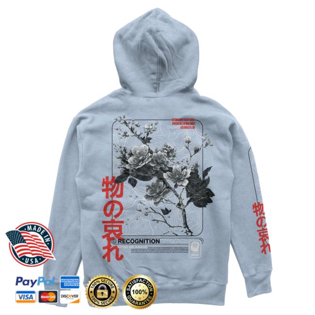 Official Dream Clothing Mono No Aware Hoodies Light Blue Dreamclothinghq