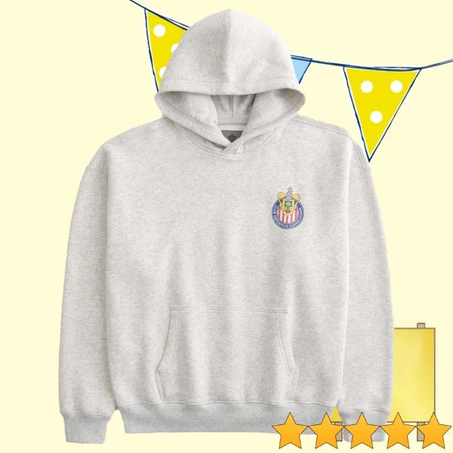 Club Deportivo Guadalajara Graphic Hoody Band Logo | Club Deportivo Guadalajara Official | Soccer Fan Gear