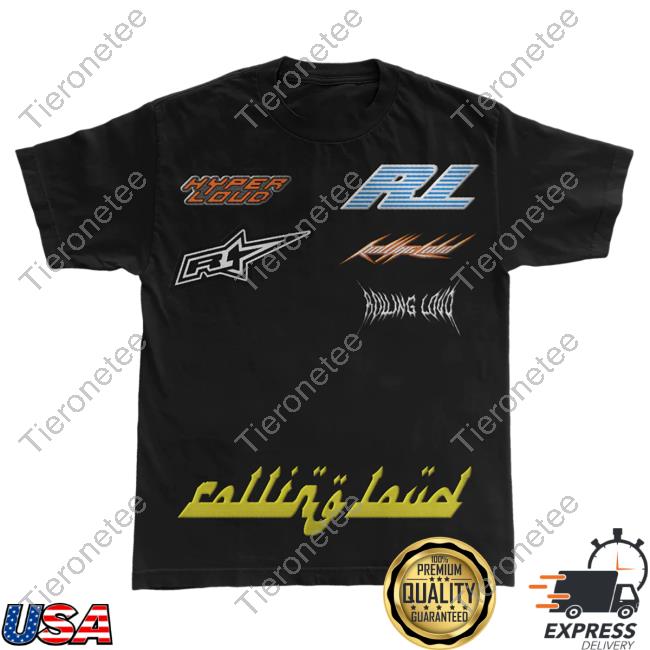 Official Rolling Loud Shop Merch Rl Super Moto World Tour Black T Shirt Shoprollingloud