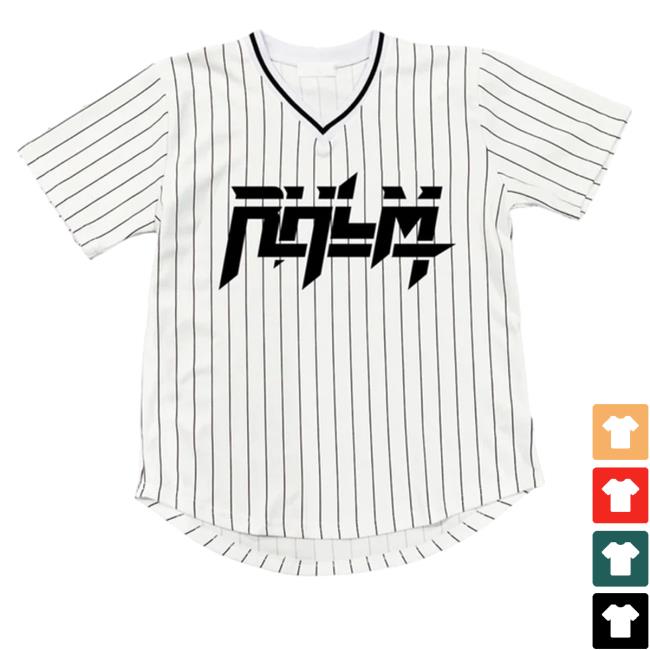 Official Rhlm White Pinstripe 23 Baseball Jersey Tee