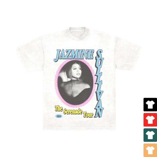 Jazmine Sullivan The Serenade Tour 2024 S/S Tee Jazmine Sullivan MT