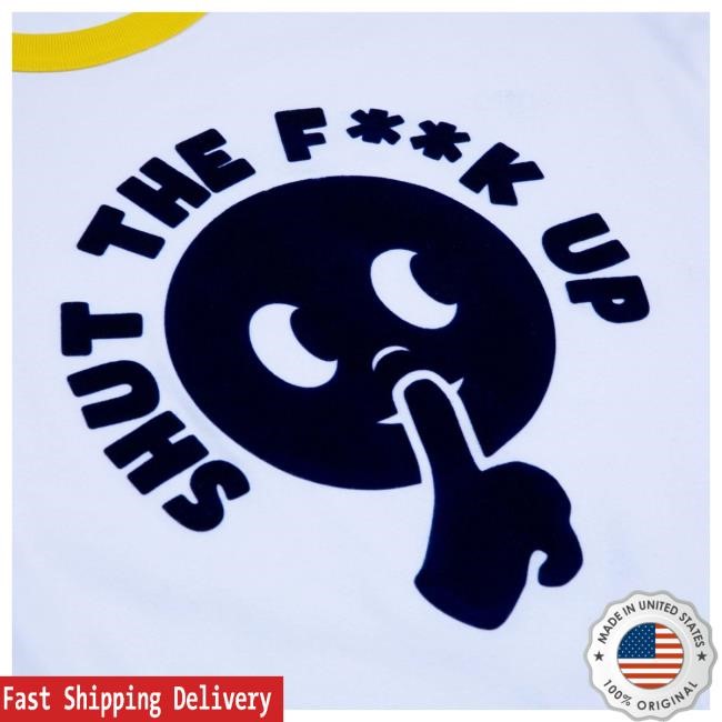 Official Tyler The Creator Merch Store STFU Ringer Tees White By Golf Wang