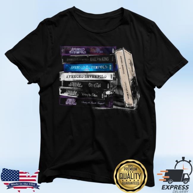 Official Avenged Sevenfold Apparel Merch A7X Walkman 25th Anniversary T Shirt A7X World