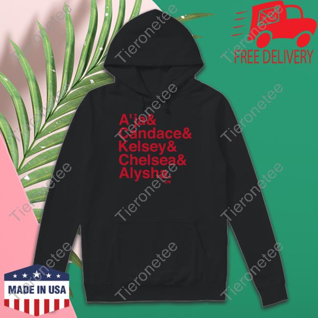Official Las Vegas A'ja & Candace & Kelsey & Chelsea & Alysha Shirt Breakingt Merch
