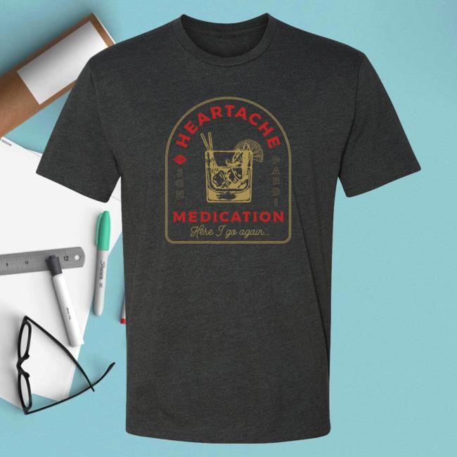 Official Jon Pardi Merch Store Jon Pardi Heartache Medication Attractive Shirt