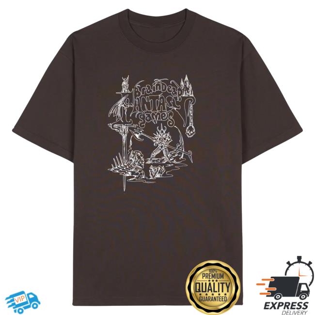 Official Brain Dead Merch Store We Are Brain Dead Bog Battler Shirt New Brain Dead Apparel Clothing Shop BrainDead