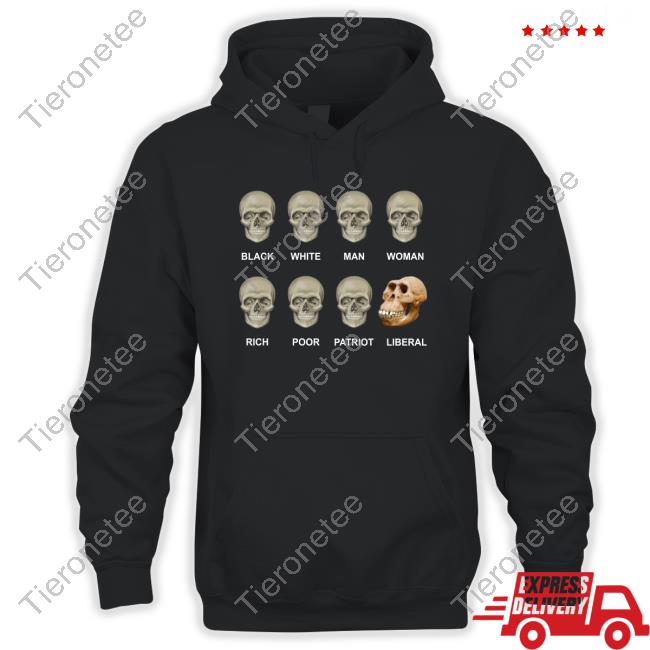 Black White Man Woman Rich Poor Patriot Liberal Shirt