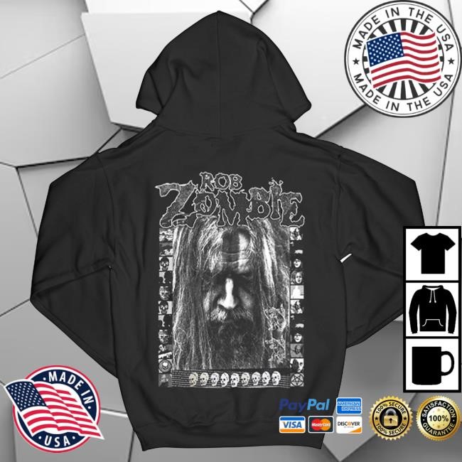 Official Rob Zombie Merch Store The Great Satan Attractive Hoodie RobZombie