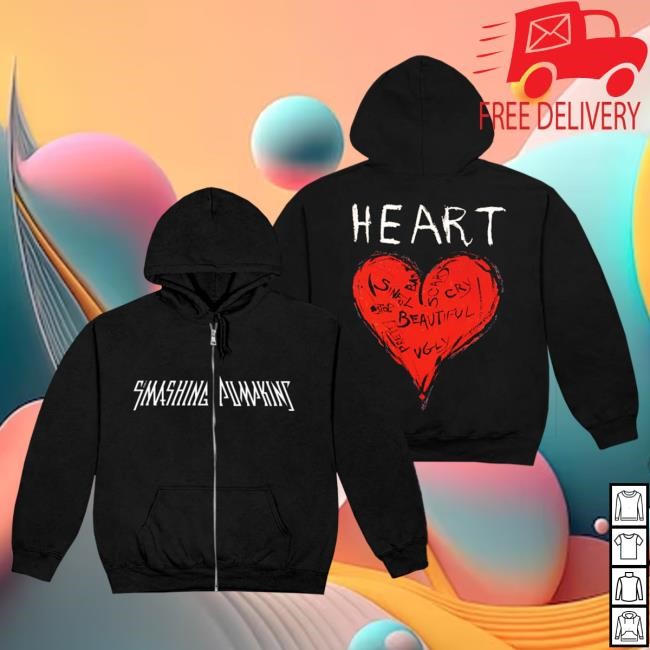 Heart Zip Hoodie The Smashing Pumpkins Store