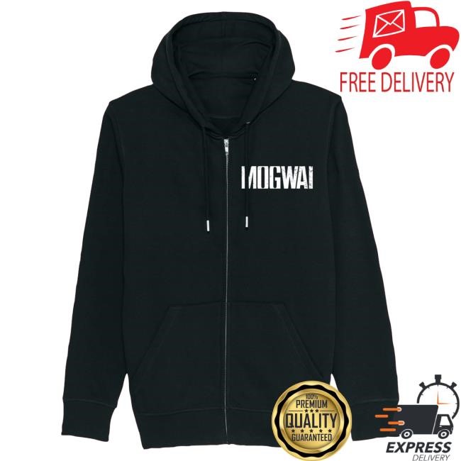 Official Mogwai The Bad Fire | Black Zip Hoodies