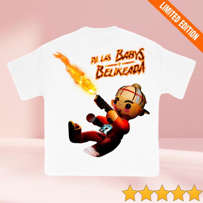 Official Fuerza Regida Clothing Merch Store Shop Fuerza Regida Pa Las Baby's Y Belikeada Chuyin - White S/S New Shirt FuerzaRegida