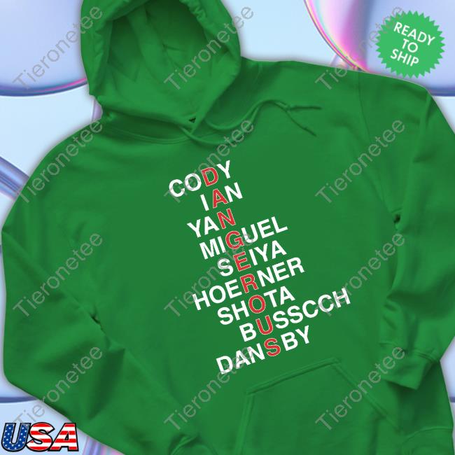 Obvious Shirts Cody Ian Yan Miguel Seiya Hoerner Shota Busscch Dansby Tee Shirt