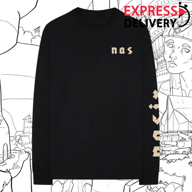 Official Nasir Jones Shop Nas Merch Nasir Long Sleeve Top Shirt Nasirjones