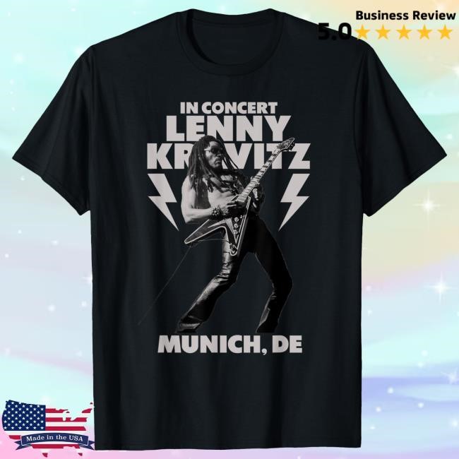 Official Lenny Kravitz – Blue Electric Light Tour 2025 Munich Hot Shirt
