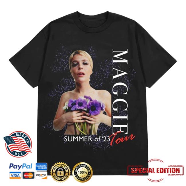 Official Maggir Rogers Merch Maggir Rogers Maggie Flower Summer Of '23 Tour Tshirt Maggir Rogers Apparel Clothing MaggirRogers