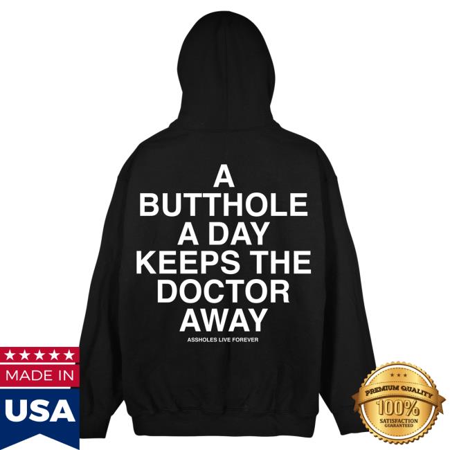 Official Linda Finegold Merch Store Shop A Butthole A Day Black Hoody