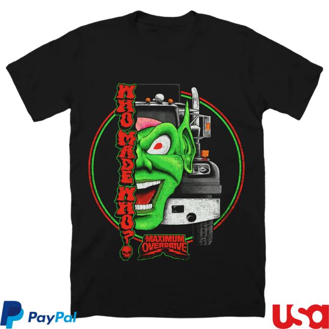 Official Cavity Colors Maximum Overdrive: Who Made Who? - New Shirt