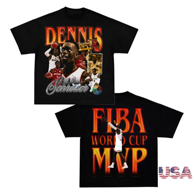 Official Game Changer Dennis Schroder Fiba Basketball World Cup Mvp - Germany T-Shirts Black GameChanger