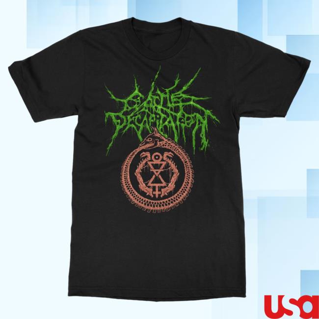 Official Indie Merch Store Shop Cattle Decapitation "Flesh Ouroboros VIP" T Shirt IndieMerchStore Carcosabc