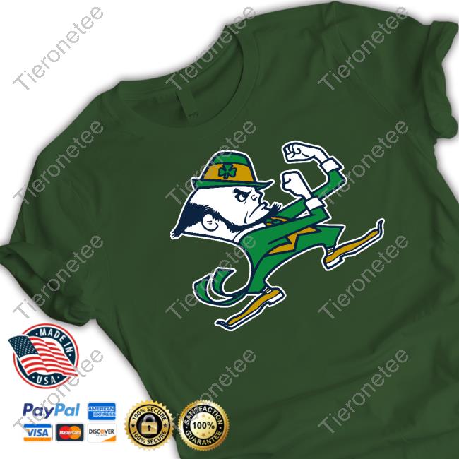 Official Und Shop Notre Dame Fighting Irish Leprechaun School Logo Shirt