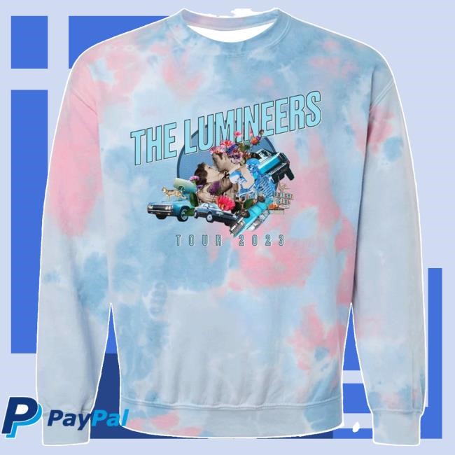 The Lumineers 2023 Tour Tie Dye Vitage Sweatshirts - The Lumineers Merch Shop