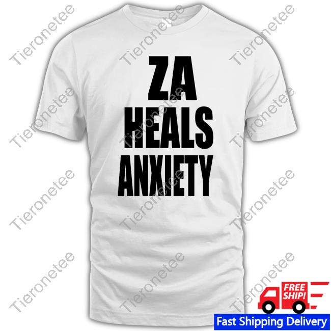 Official lostperc Za Heals Anxiety T-Shirt