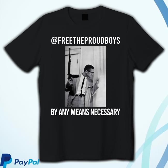 Free The Proud Boys By Any Means Necessary Crewneck Sweatshirt