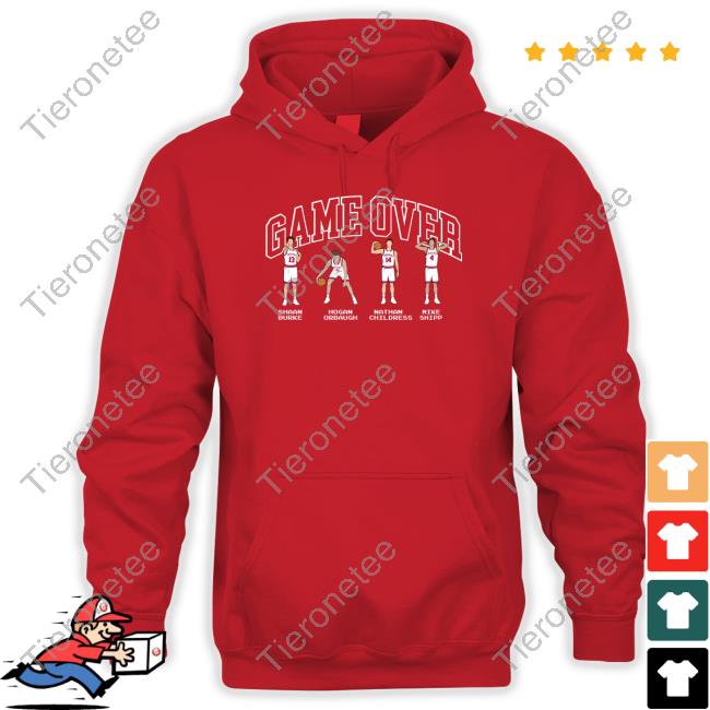 The Indiana Nil Store Game Over Shaan Burke Hogan Orbaugh Nathan Childress Mike Shipp Shirts