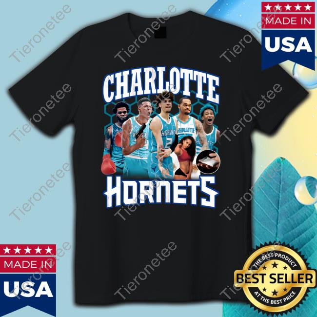 Alex The Gat Shop Charlotte Hornets Tee Shirt