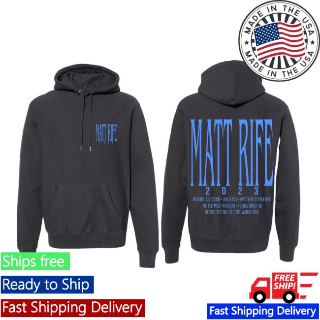 Matt Rife 2023 Logo With Accolades Listed Hoodie 2023