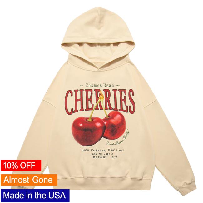 Official Lemandik Chic Beige Sweatshirt Cherries