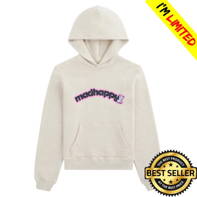 Official Madhappy Clothing Merch Store Our Seasonal Graphics Playroom Popover Sweatshirt Oatmeal Mad Happy Shop
