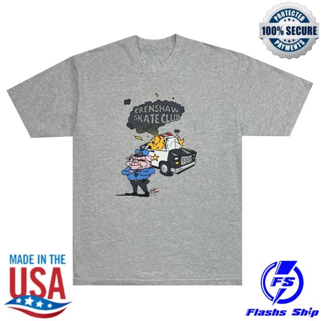 Official Crenshaw Skate Club Cop Car Tees